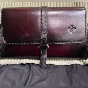 Patricia Nash Elegant Merlot Wine Color Cross Body Purse